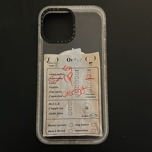 casetify camel coffee iphone13 pro max clear case